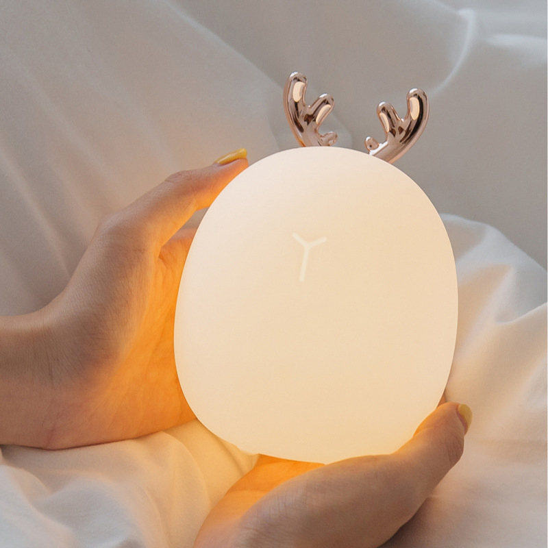Creative Design Cute Cartoon Animal LED Bedside Table Light Baby Night for Kids Room