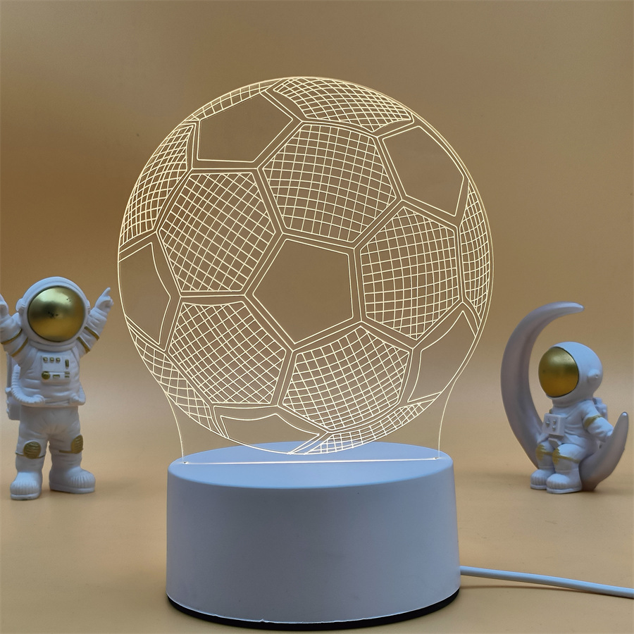 Custom Pattern Acrylic Lamp 3D Decoration LED Illusion Lamp for Kids Room 3D Night Light