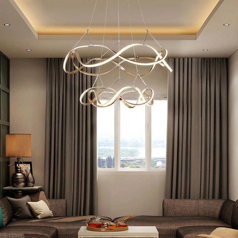 Modern LED Chandelier for Luxurious Bedroom and Living Room Decor