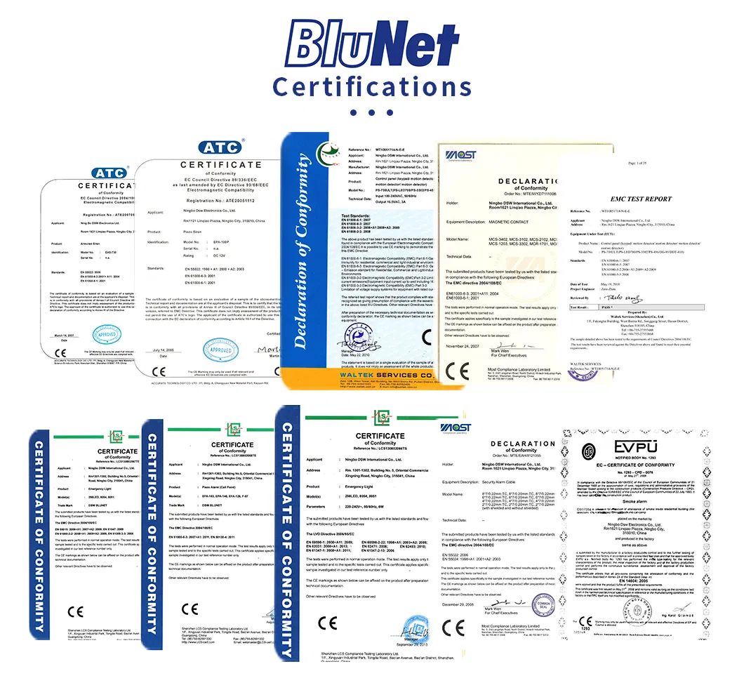 Product Certifications