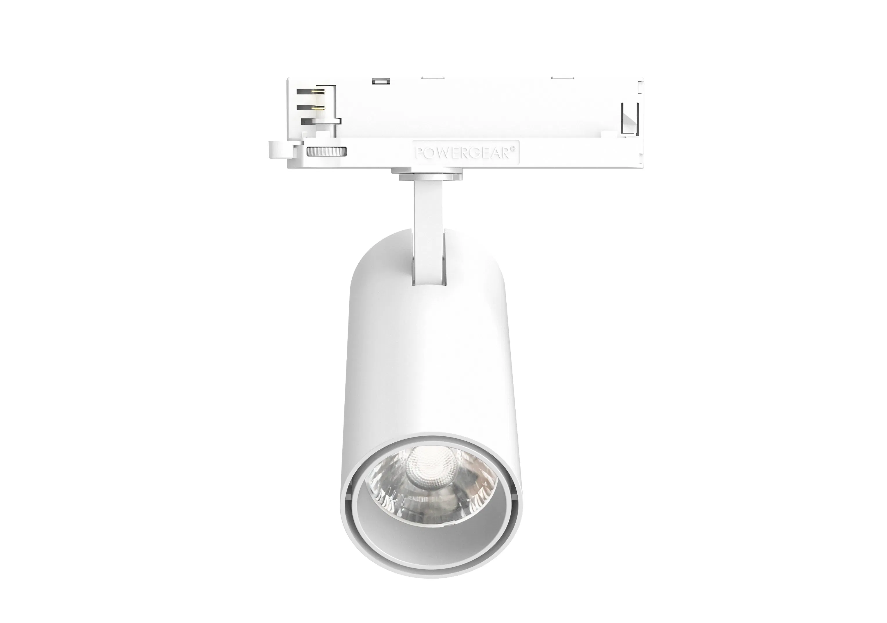 High Power Commercial Dimmable 15W 25W 35W COB LED Track Light Aluminum Rail Strip Adjustable Angle Spotlight