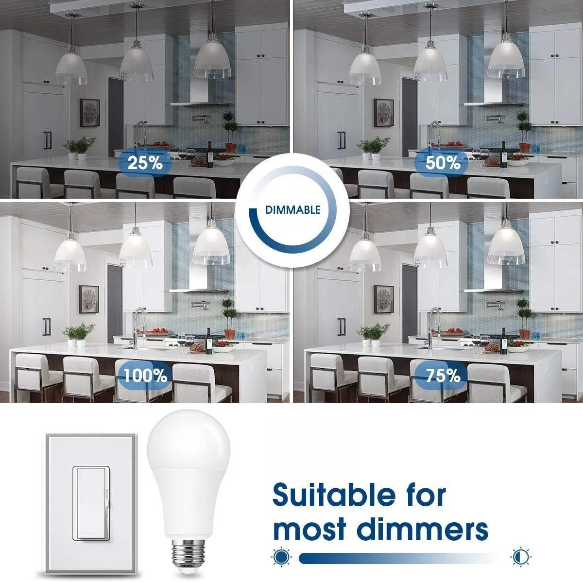 SLS Smart WiFi LED Light Bulb B22 9W Tuya WiFi Dimmable Bulb