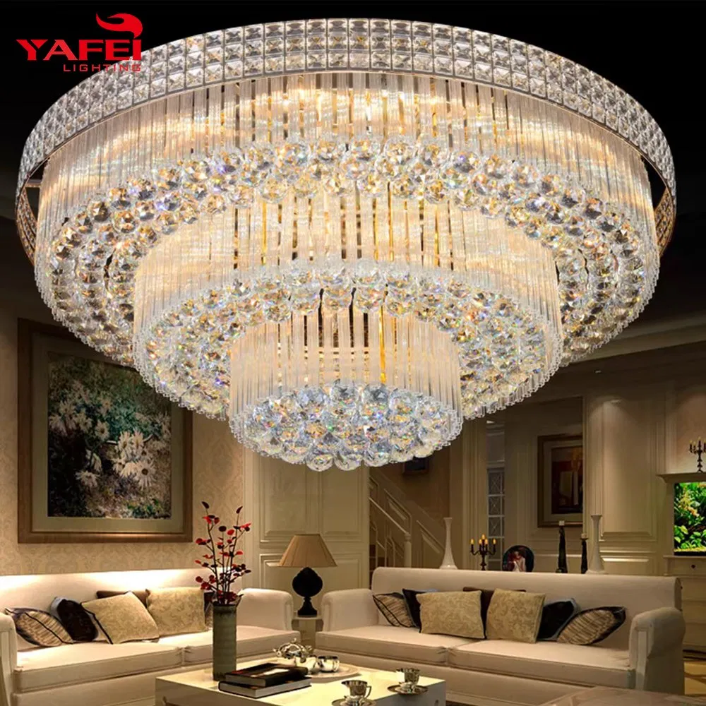 Elegant Gold LED Chandeliers for Modern Living Room Decor