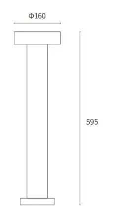 LED Garden Bollard Light 2