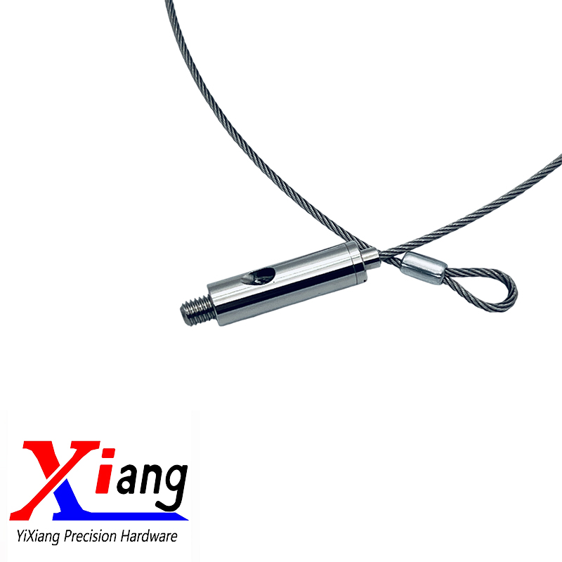 Compact Wire Rope Suspension Kit with M6 External Thread, Easy Installation and Adjustable Features