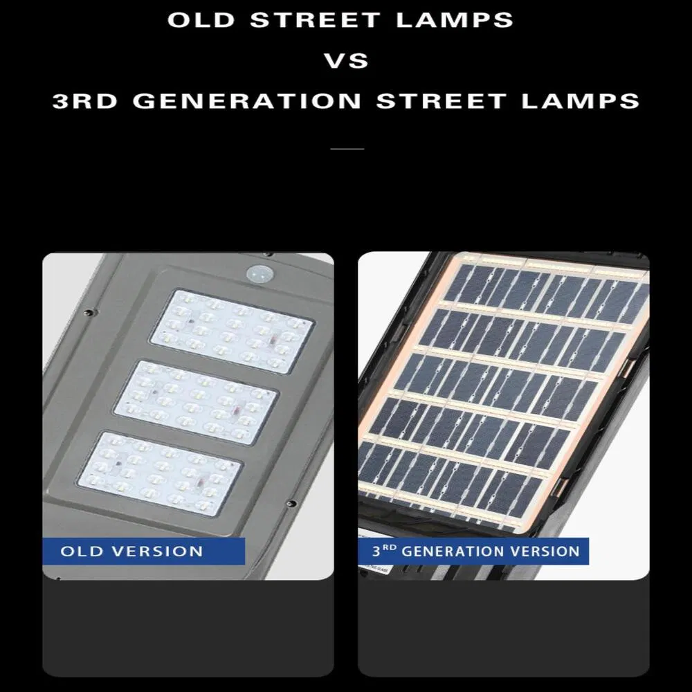 Factory Quality Outdoor All in One Solar Street Light Top Post High Powered 500W IP65 LED Street Solar Lamp