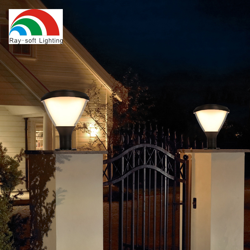 Aluminum Waterproof Solar LED Solar Pillar Light Outdoor Garden Gate Deck Fence Post Lamp