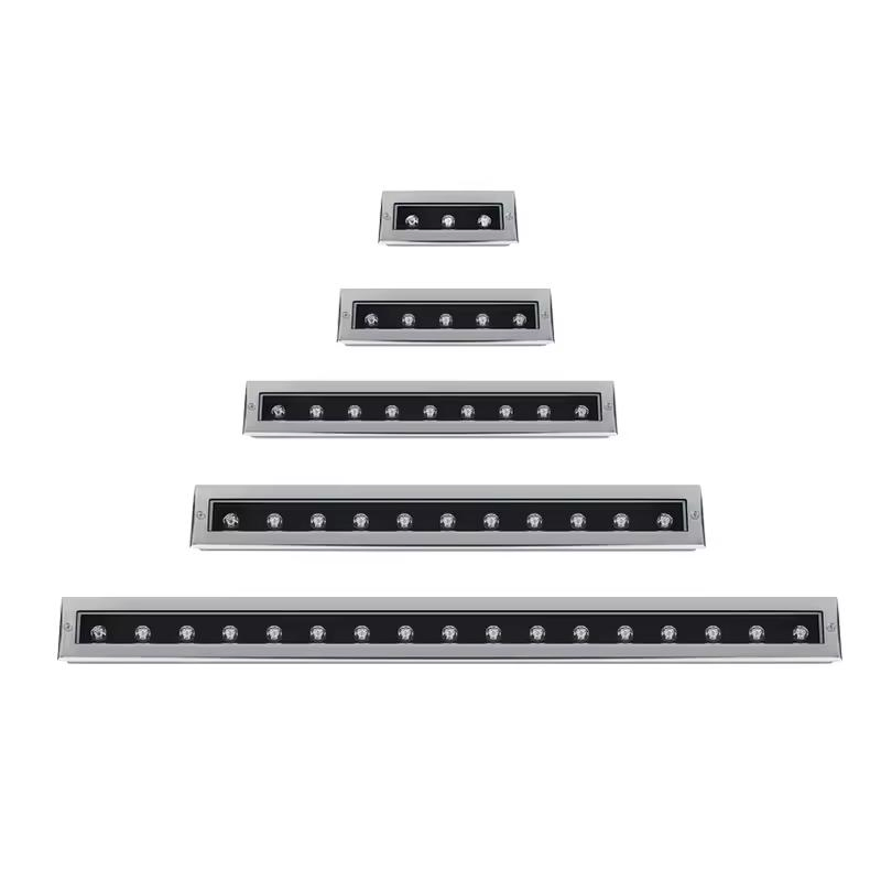 Park Garden Linear Inground Stair Outdoor Ground Lamps Underground LED Recessed Light