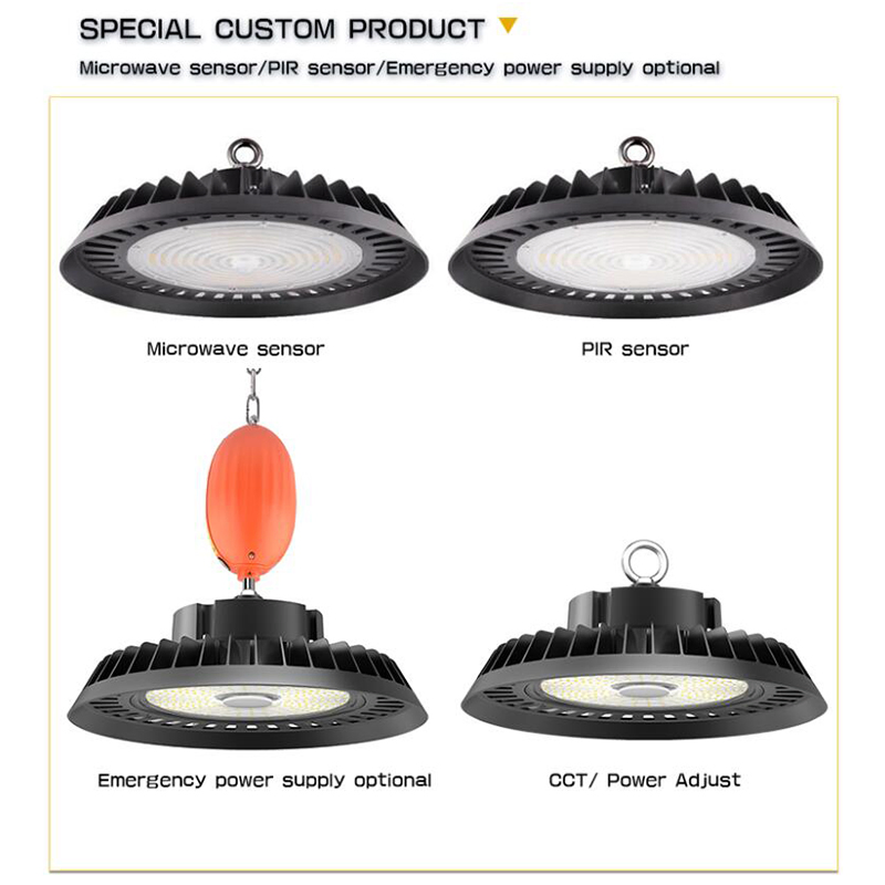 Emergency Power Supply LED High Bay 150W LED High Bay UFO Lights