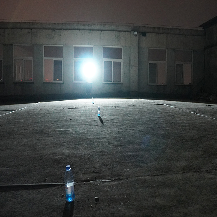 Solar LED Floodlight Monitoring Flood Light with Camera HD