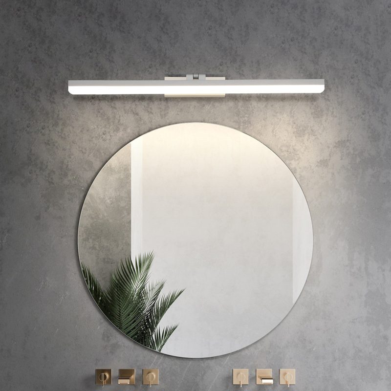 High Quality Bathroom Rectangle LED Mirror Lamp Light Adjustable Angle Wall Mounted Vanity Mirror Light