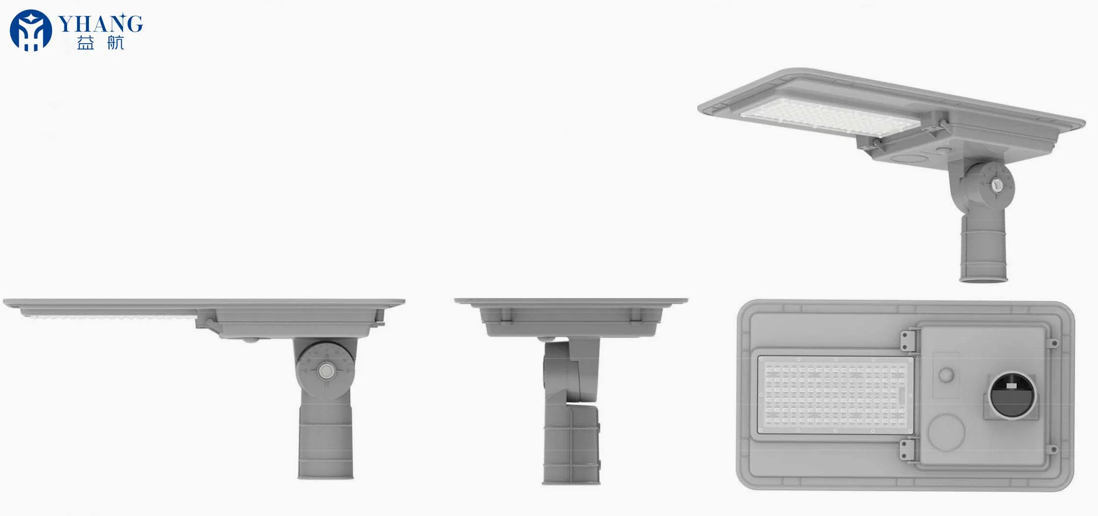 Factory Price Outdoor IP65 Solar Street Light Outdoor Lamp 100W High Lumen Smart Motion Sensor All in One Solar LED Street Light