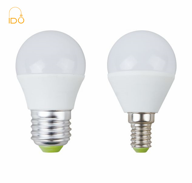 High Lumens CE/RoHS/ERP/EMC2.0 E27/B22 3W/5W/7W/9W/10W Dimmable 2700K G45 Golf LED SMD Bulb