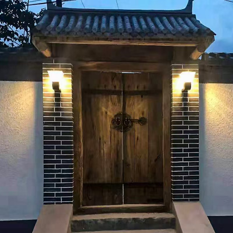 2024 IP65 Waterproof 5W Outdoor Garden Landscape Lighting Solar Wall Mounted Lights