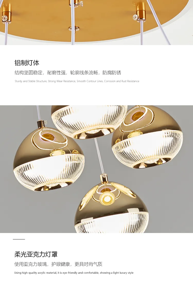 Modern Luxury Dining Room LED Chandelier