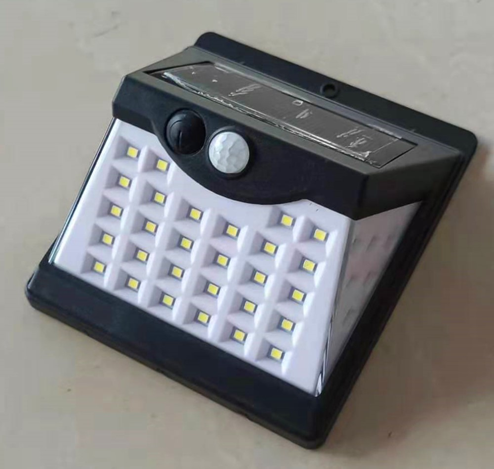 Yaye 2021 Hottest Sell Outdoor Waterproof IP65 Solar LED Garden Wall Light with Control Model: Light Control +Human Sensor + Slightly Bright