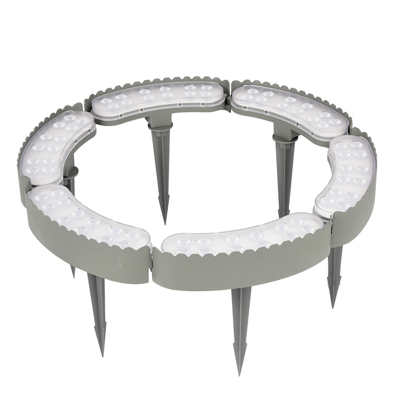 Hug LED Palm Outdoor Ring Light Landscape Decoration Holding Spike Tree Uplight