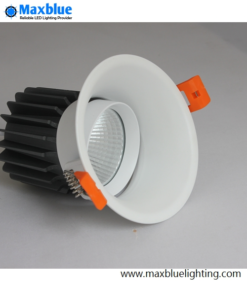 Triac 0-10V Dali Dimmable Recessed LED COB Downlight