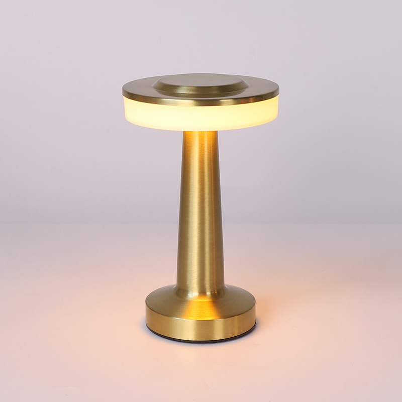 Rechargeable Retro Touch LED Table Lamp Small Coffee Desk Decorative Lamp Dining Bar Outdoor Use Night Light (SH8013-E)