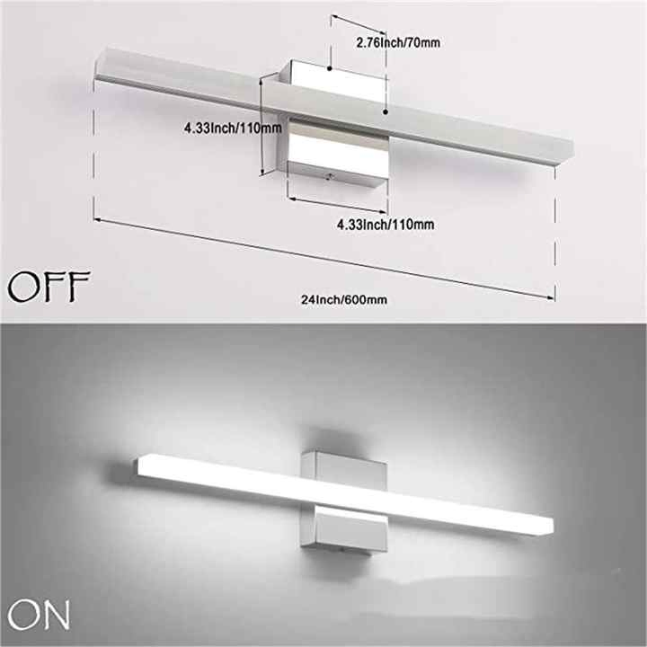 LED Bathroom Vanity Lighting Indoor Wall Decoration Surface Mount Front Mirror LED Vanity Light for Bathroom