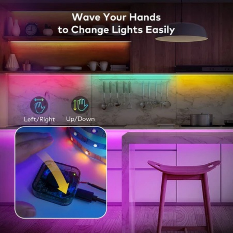 Makeblock Xlight N1 5-in-1 Rainbow Night Lights for Kids Room, Smart Kids Night Light with Programmable Controller, Music Sync RGB Rainbow Table Lamp, LED Rainb