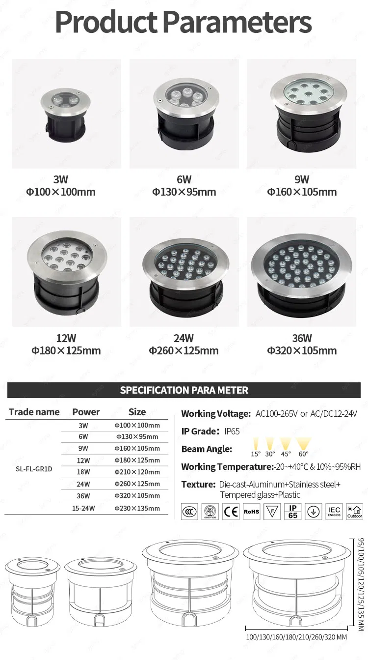 Outdoor Inground Light