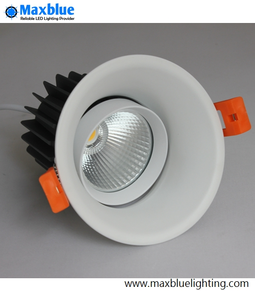 Triac 0-10V Dali Dimmable Recessed LED COB Downlight