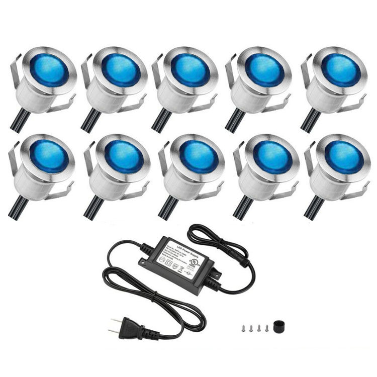 12V 3W Outdoor Waterproof IP67 Warm White Recessed in Ground Lamp Low Voltage 304 Ss Anti Corrosion LED Deck Light Lamp