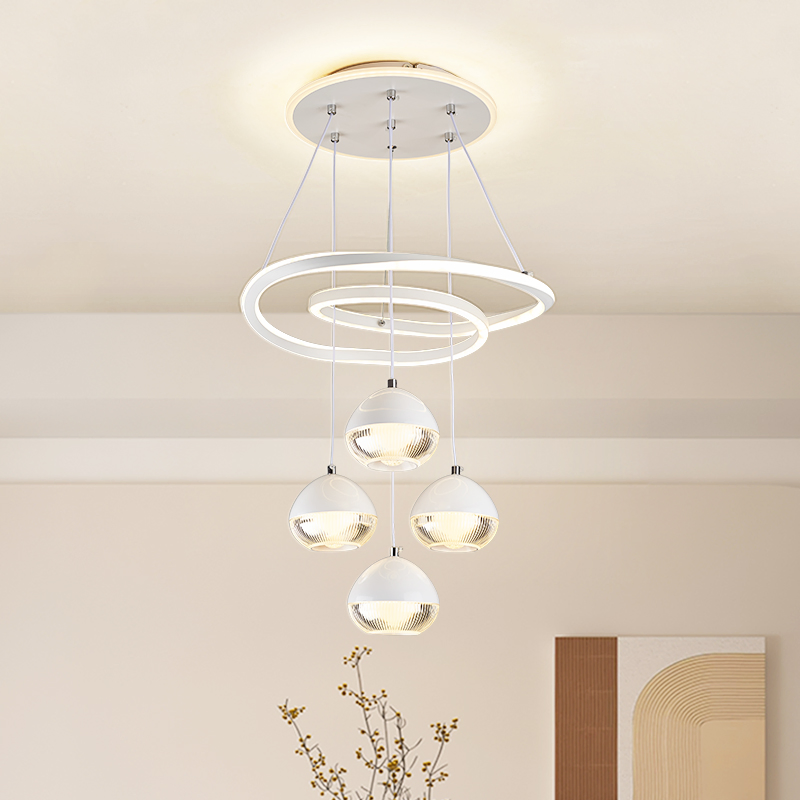 Modern Luxury Dining Room LED Chandelier, Remote Control for Living Room and Bedroom