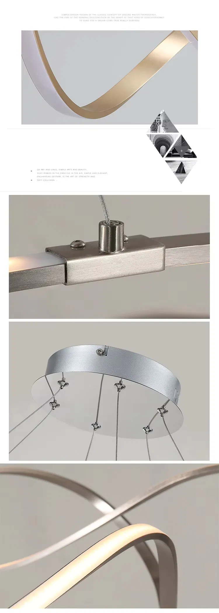 LED Chandelier Detail