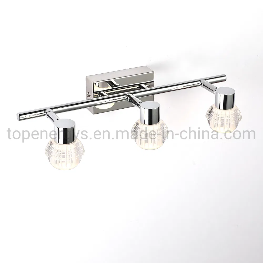 LED Vanity Light Bathroom Lamp Bedroom Makeup Mirror Lights Stainless Steel Acrylic Waterproof Wall Lighting 32cm 54cm