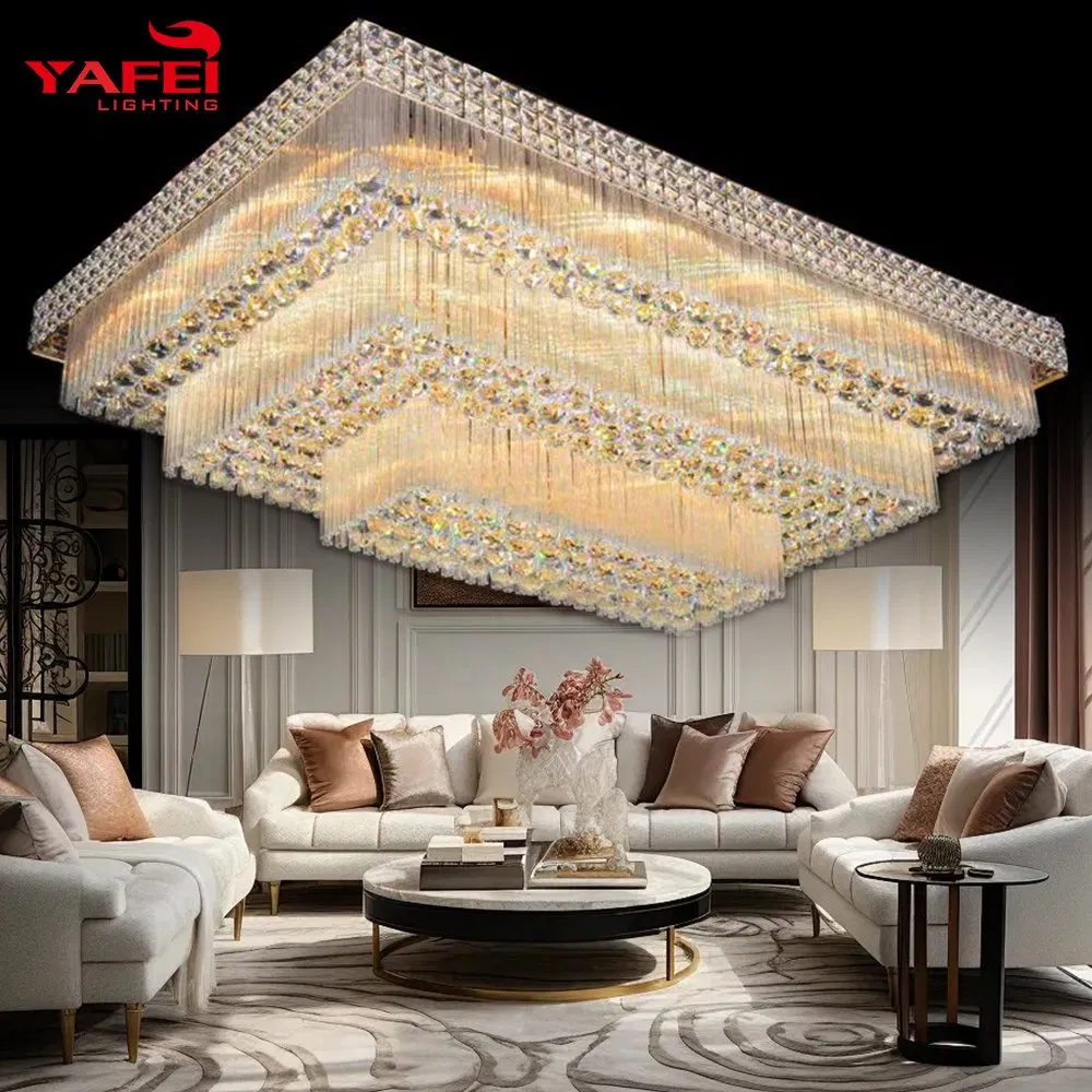 Elegant Gold LED Chandeliers for Modern Living Room Decor