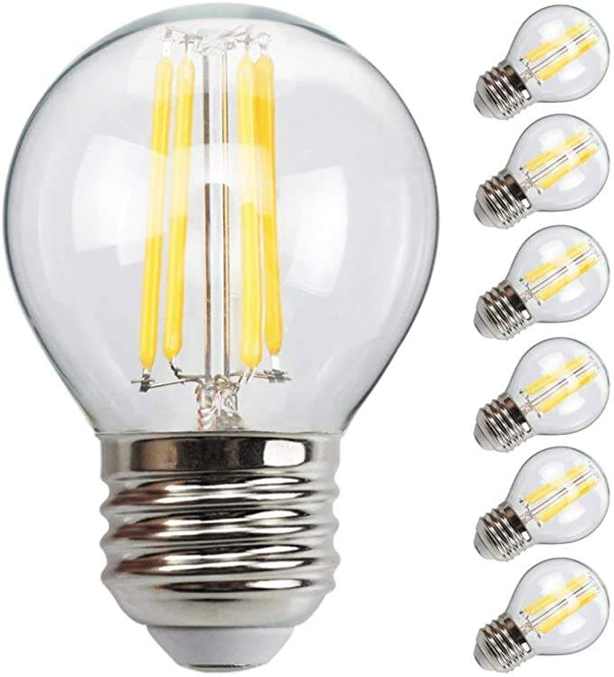 3000K 4500K G Series Good Price Small Bulb G80 G95 G125 4W 6W 8W 10W 12W 15W Glass Clear E26 E27 B22D Dimmable LED Filament Bulb