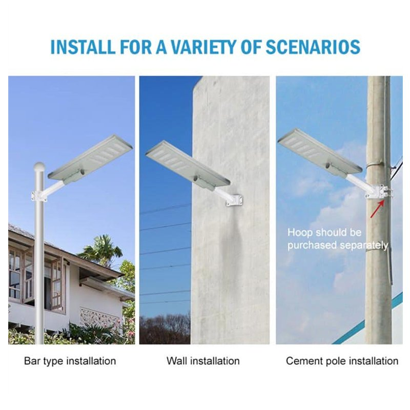 Super Bright for Project All in One Solar Street Light 200W 300W 500W Waterproof IP65 Outdoor LED Lighting for Highway Country Road