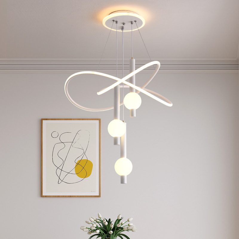 Dining Room LED Pendant Light Nordic Modern Minimalist Creative Personality Living Room Bedroom Pendant Lamp