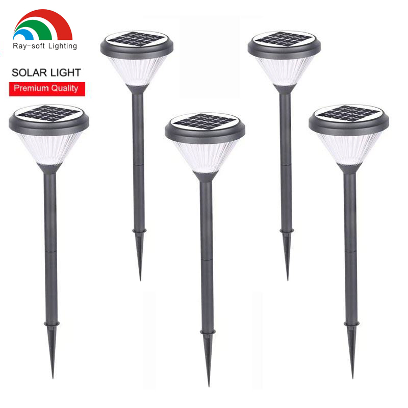 High Quality Aluminum Outdoor Waterproof IP66 Solar Landscape Lawn Solar Walkway Spike Spotlight
