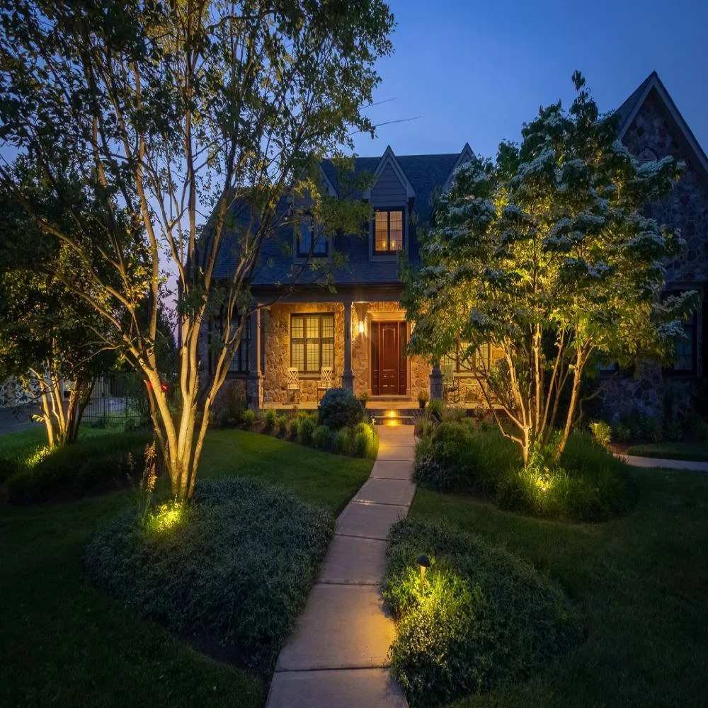 Lt2505b 12W 24/38/60deg Antique Bronze Wireless Adjustable Brightness LED Integrated Uplight for Yard Garden Outdoor Accent Lighting