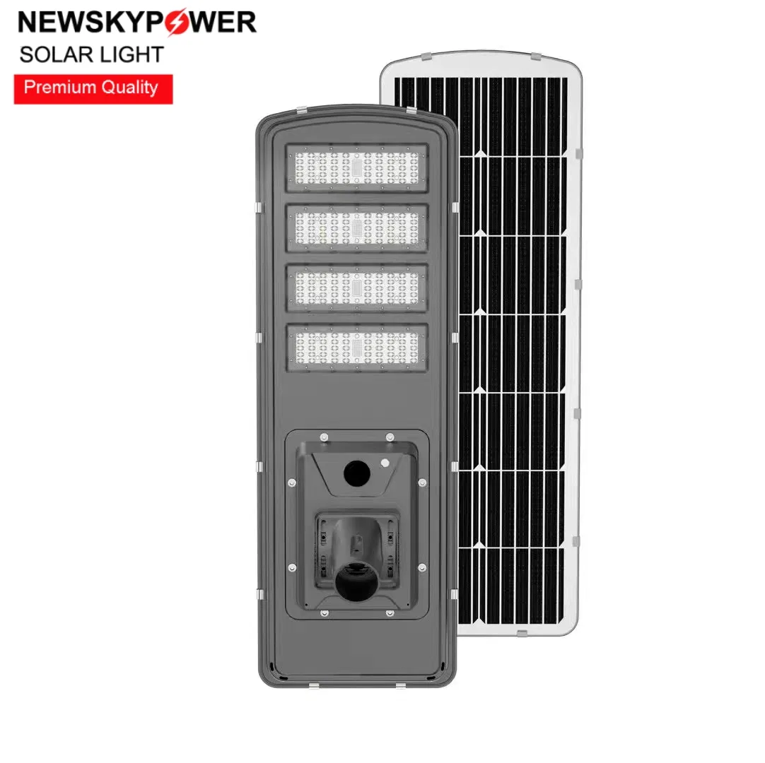 2024 New High Lumen LED 14000lm 100W All in One Solar Street Light for Industrial Highway Roadside