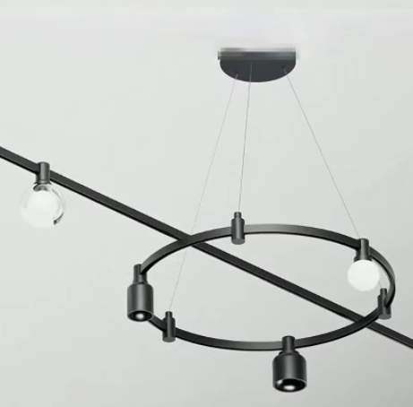 Ultra Thin Magnetic Track Light Indoor Track Pendant for Dining Room