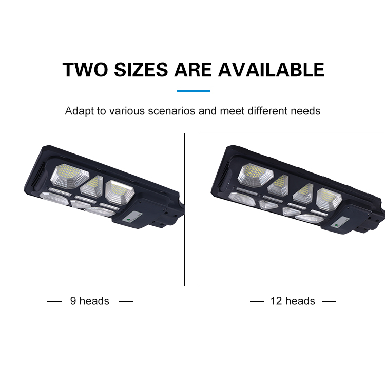 Kingkong New Design Black Waterproof IP65 60watt Integrated Solar LED Street Light