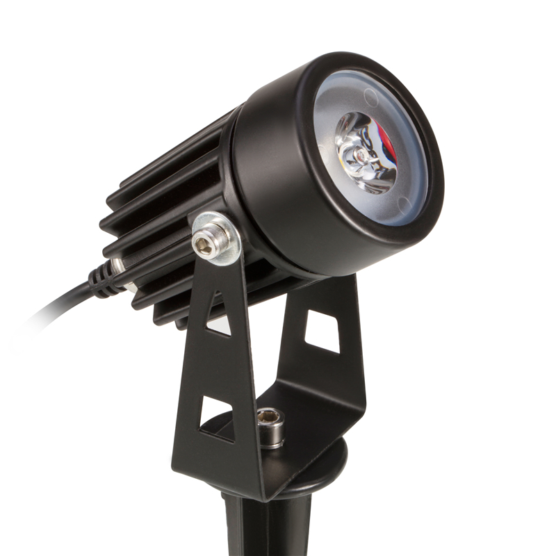 Solar Powered Adjustable Double Head LED Spotlight for Gardens