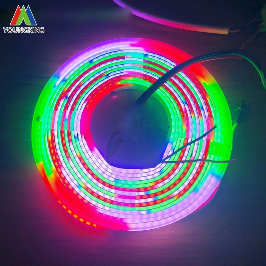 Rgbwic COB LED Strip Light Addressable LED RGBW IC Ws2814 24V LED Strip 784LEDs/M Luces LED Tira De Luz LED COB LED Strip Light