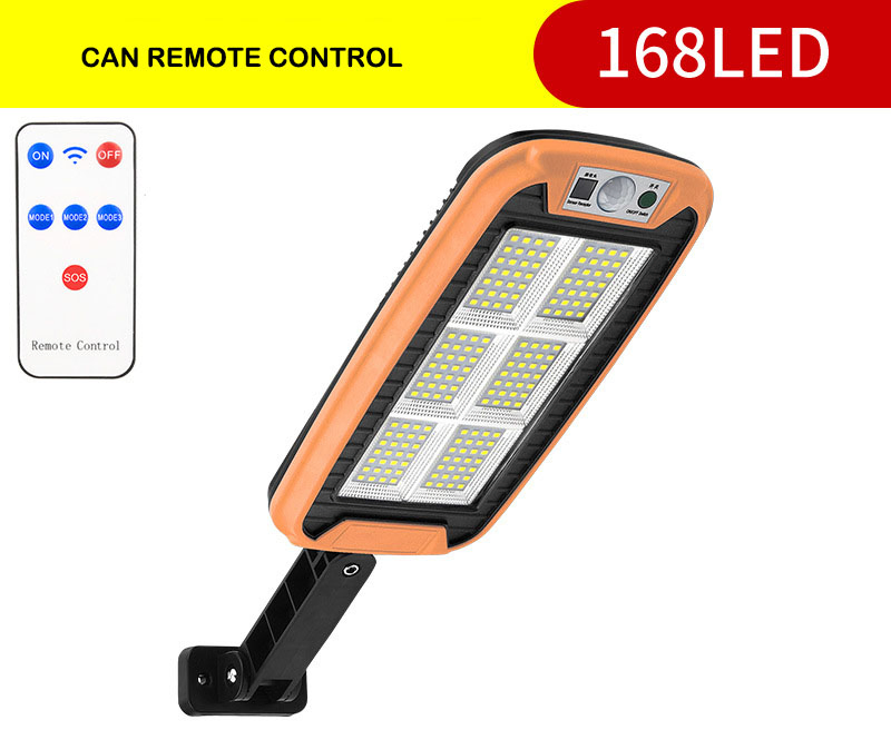 240COB Garden Porch Street Path IP65 Waterproof Remote Control Outdoor LED Solar Wall Light with 3 Sensing Modes