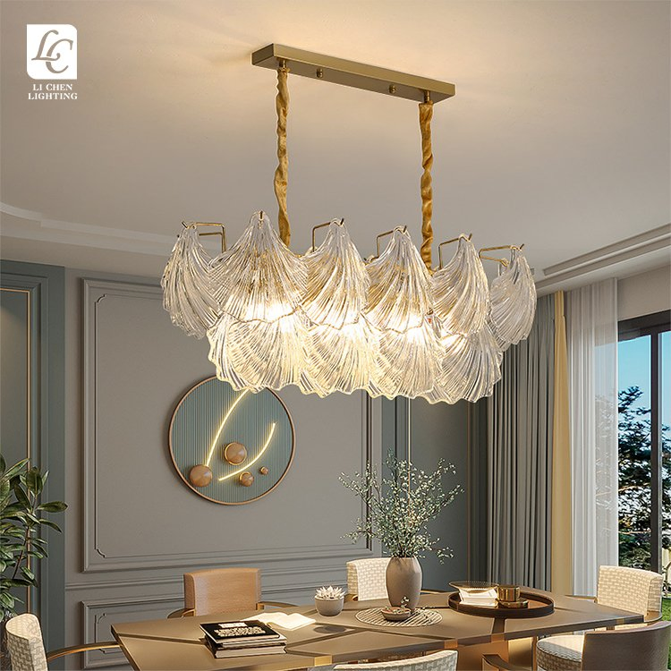 New Design Living Room Dining Room Metal Modern Glass Pendant Light