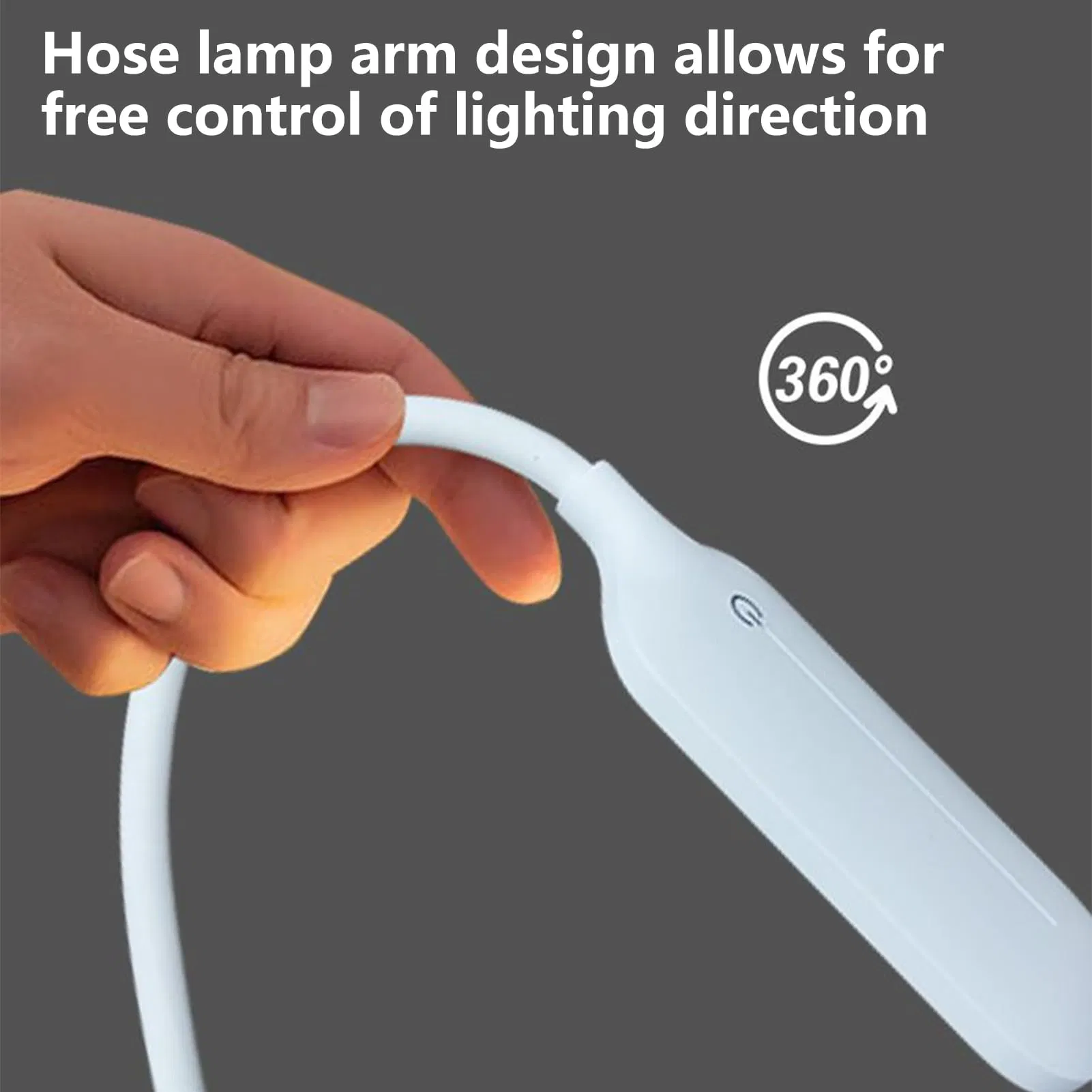 Modern Desktop LED Table Lamp Wireless Phone Charger with Pen Holder