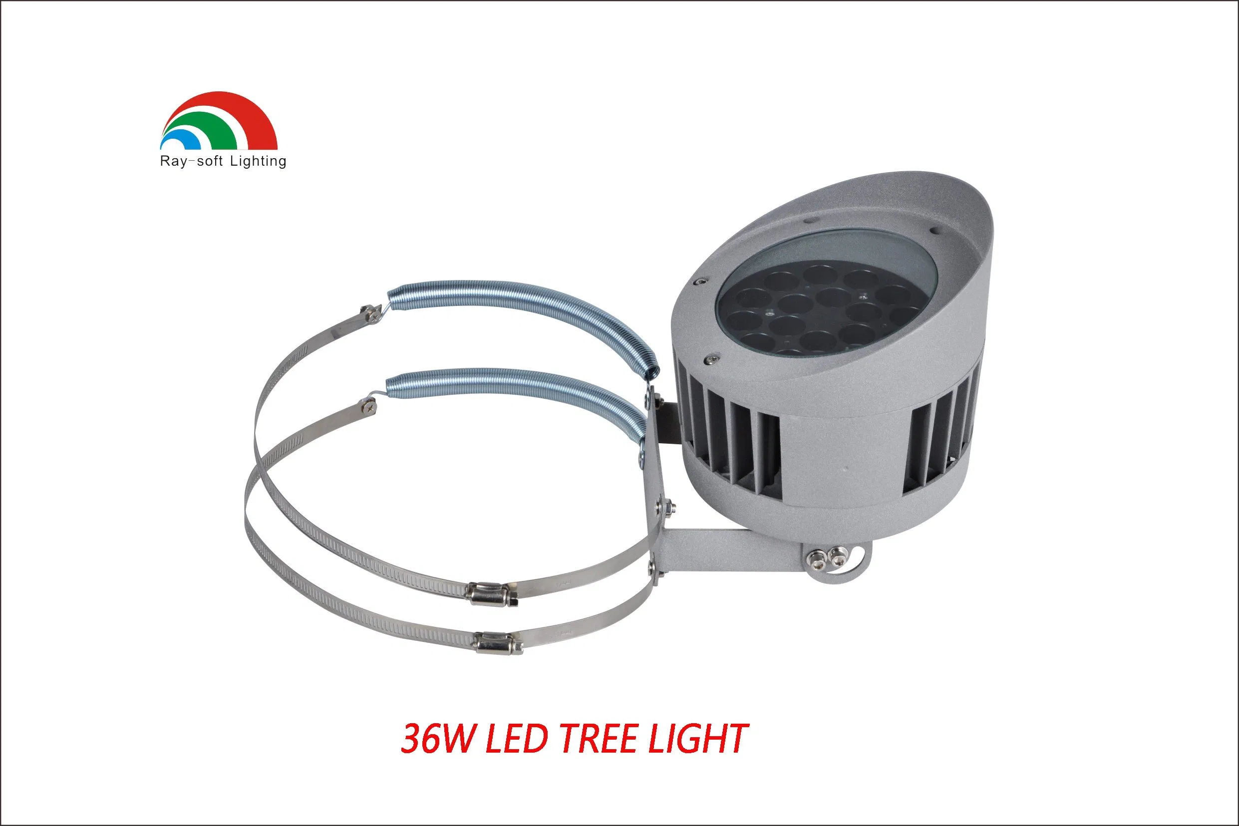 Zhongshan Factory Wholesale 18W/36W/48W/72W LED IP65 Outdoor Waterproof Post Tree Strap Holding Uplight