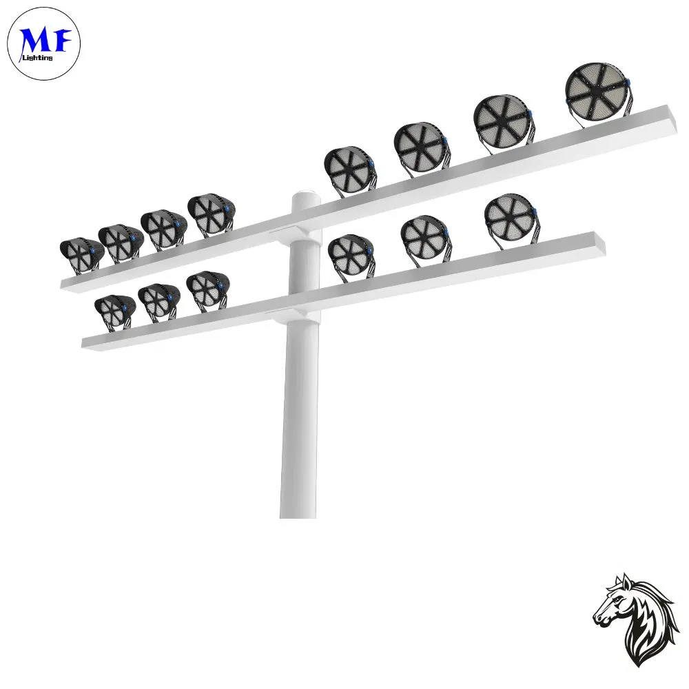 1200W LED High Power Floodlight IP65 Waterproof 155lm/W Dimmable Outdoor Square Lighting LED Stadium Sport Light LED Tunnel Light Flood Light