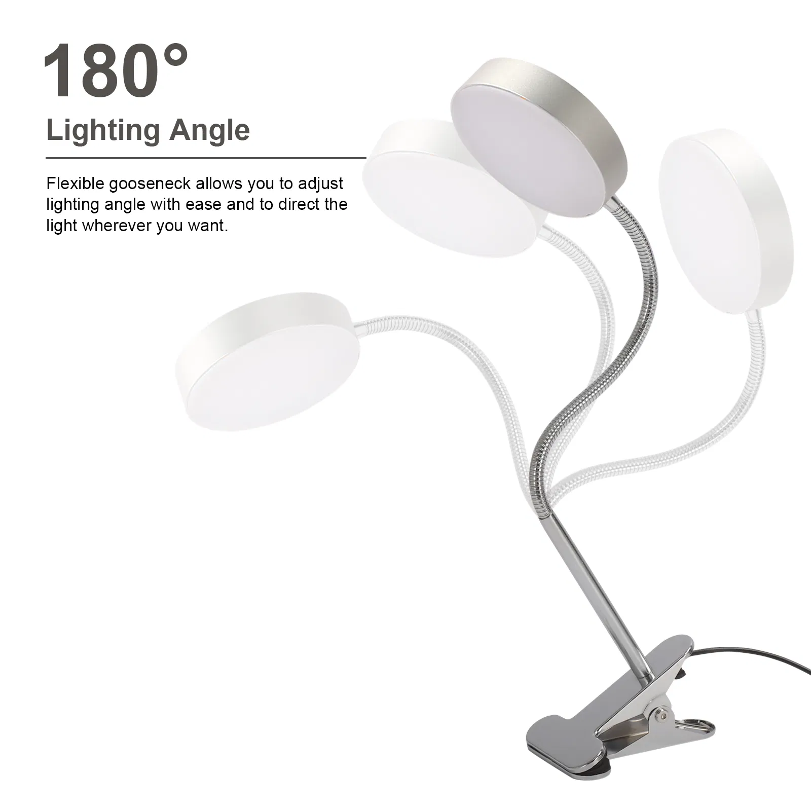 LED Clamp and Clip on Table Light Bedroom Desk Lighting Lamp