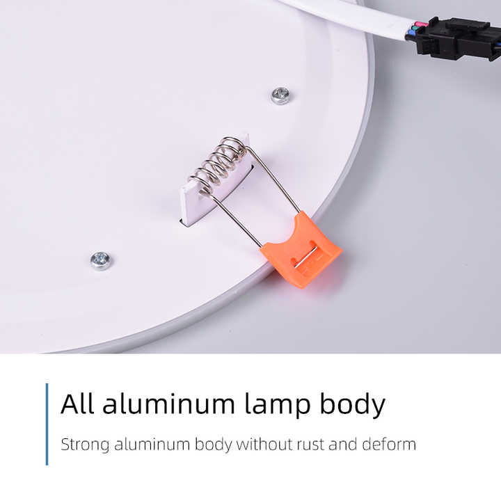 Home Office Modern Round Double Color Ceiling LED Lamp Surface Mounted LED Panel Light