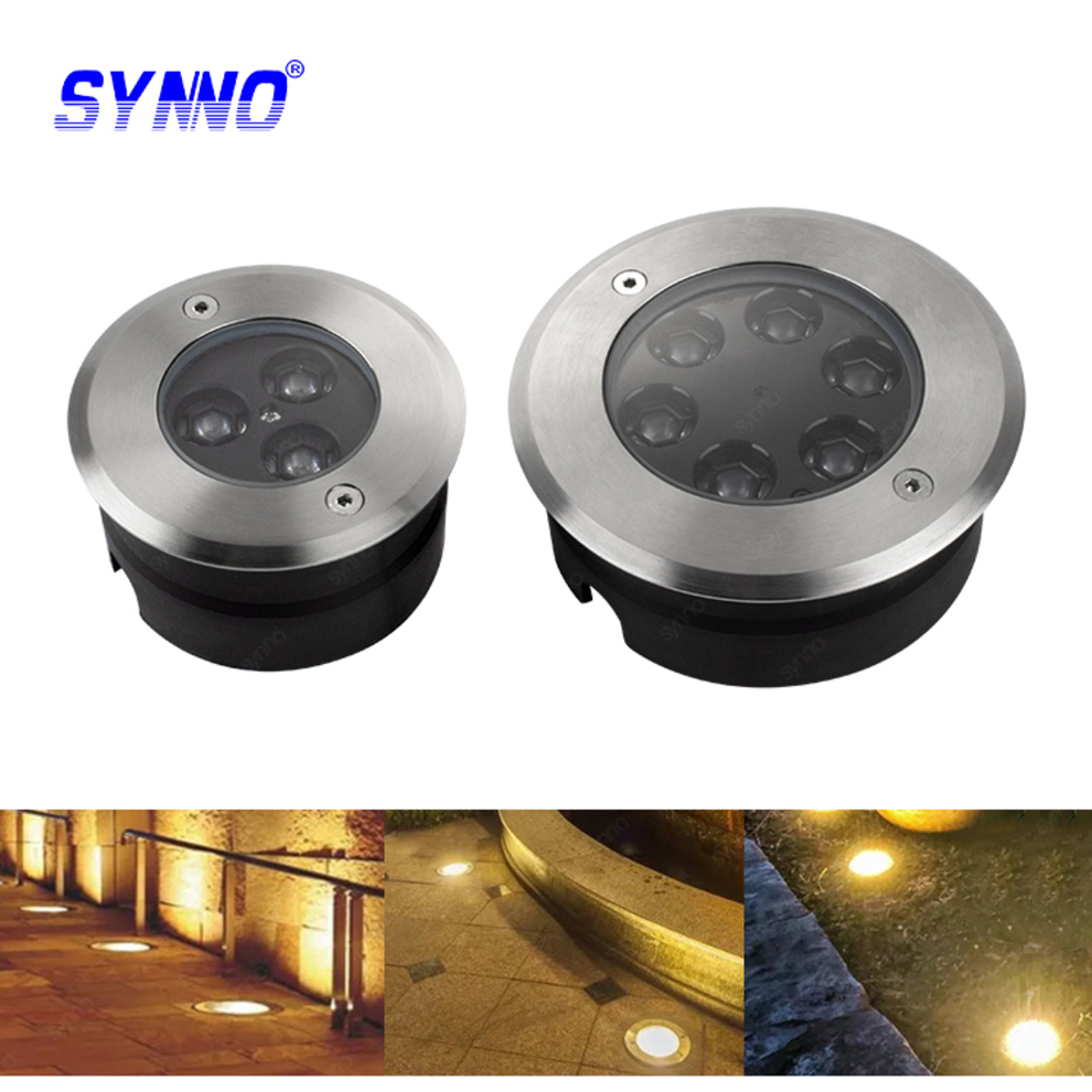 Waterproof LED Underground Lights IP67 Buried Outdoor Recessed Inground Ground Lights